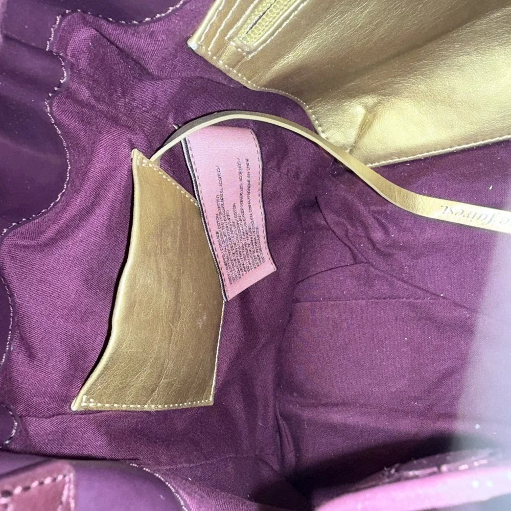 Juicy Couture Pink and Burgundy Shoulder Bag - Picture 8 of 9